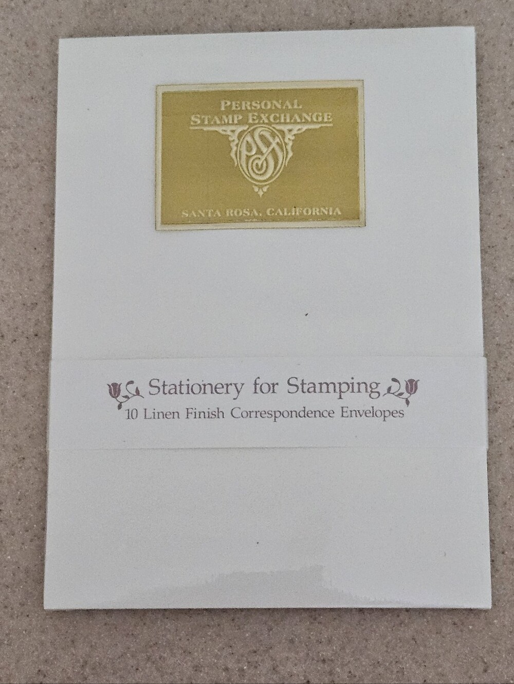RARE NEW PERSONAL STAMP EXCHANGE PSX 10 LINEN FINISH CORRESPONDENCE ENVELOPES